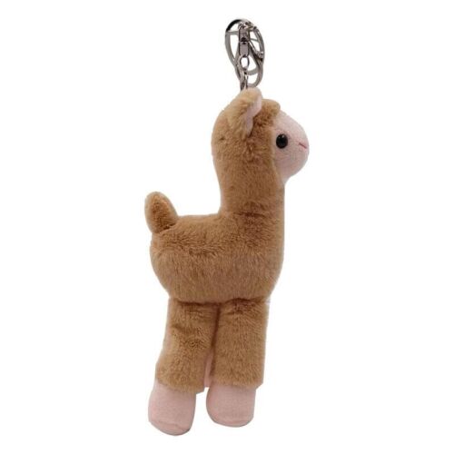 Brown Plushie Llama Keychain