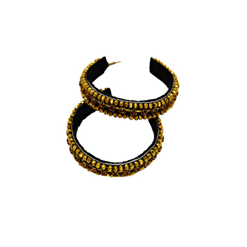 Fashion Rhinestone Hoop earring