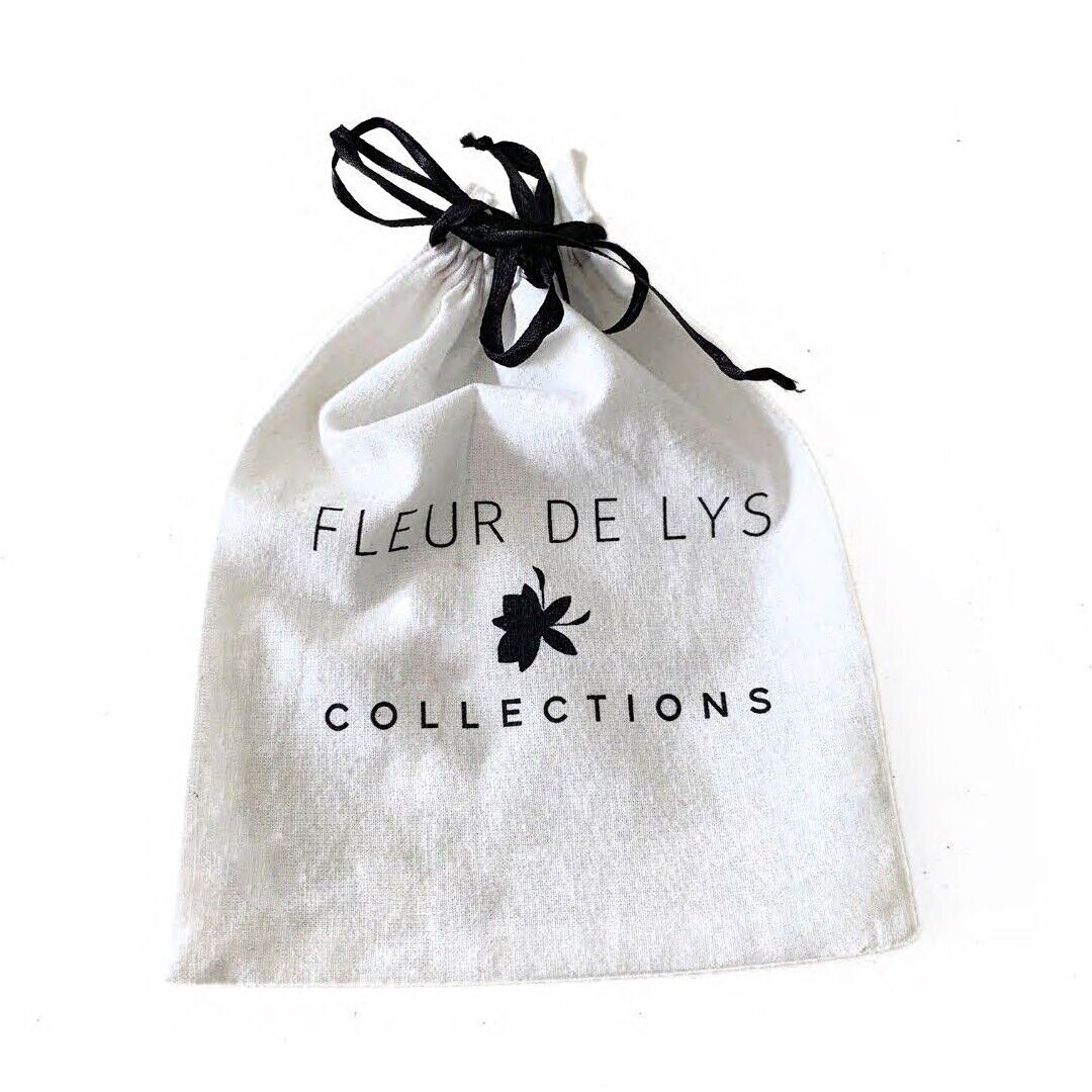 Black And White Floral Chiffon Hair Scrunchies 3 Piece Set