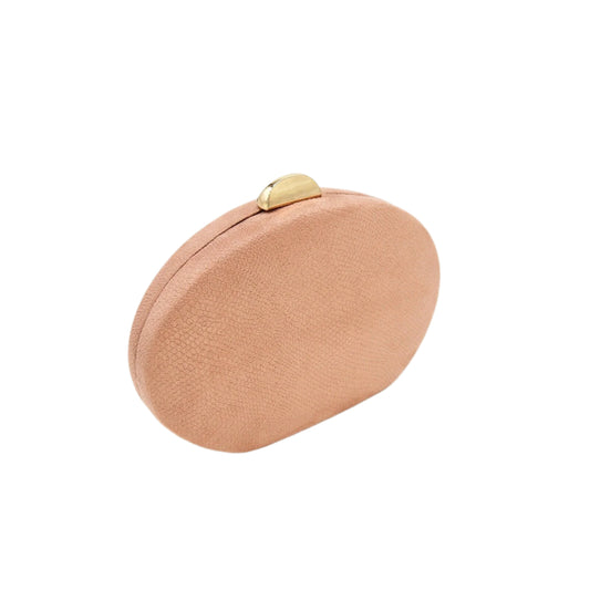 Pink Velvet Evening Suede Clutch Purse