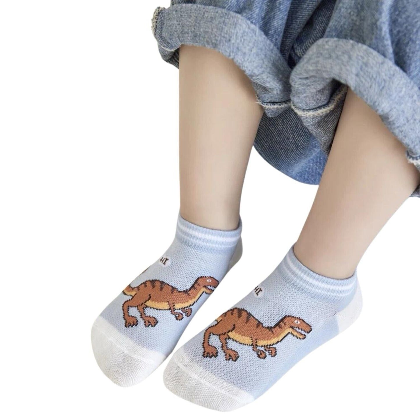 Boy’s Toddler Comfortable And Soft Dinosaurs Breathable Ankle Socks