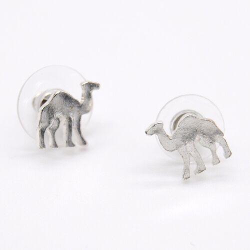Silver Camel Stud Earring