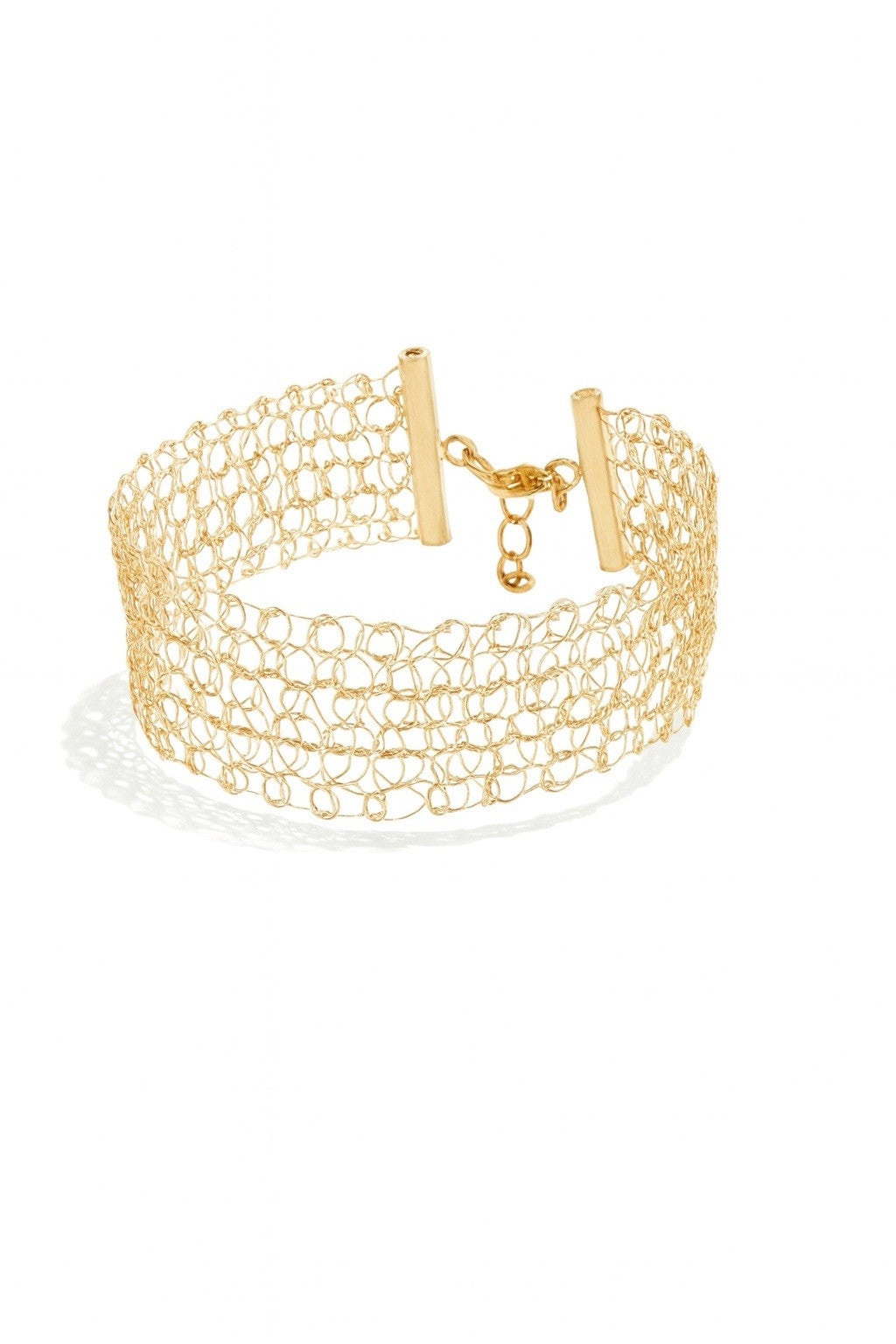 Gold Plated Handmade Wired Thiner Bracelet0