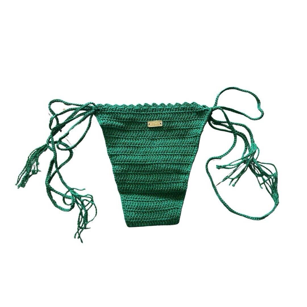 Green Handmade Crochet Bikini Swimwear