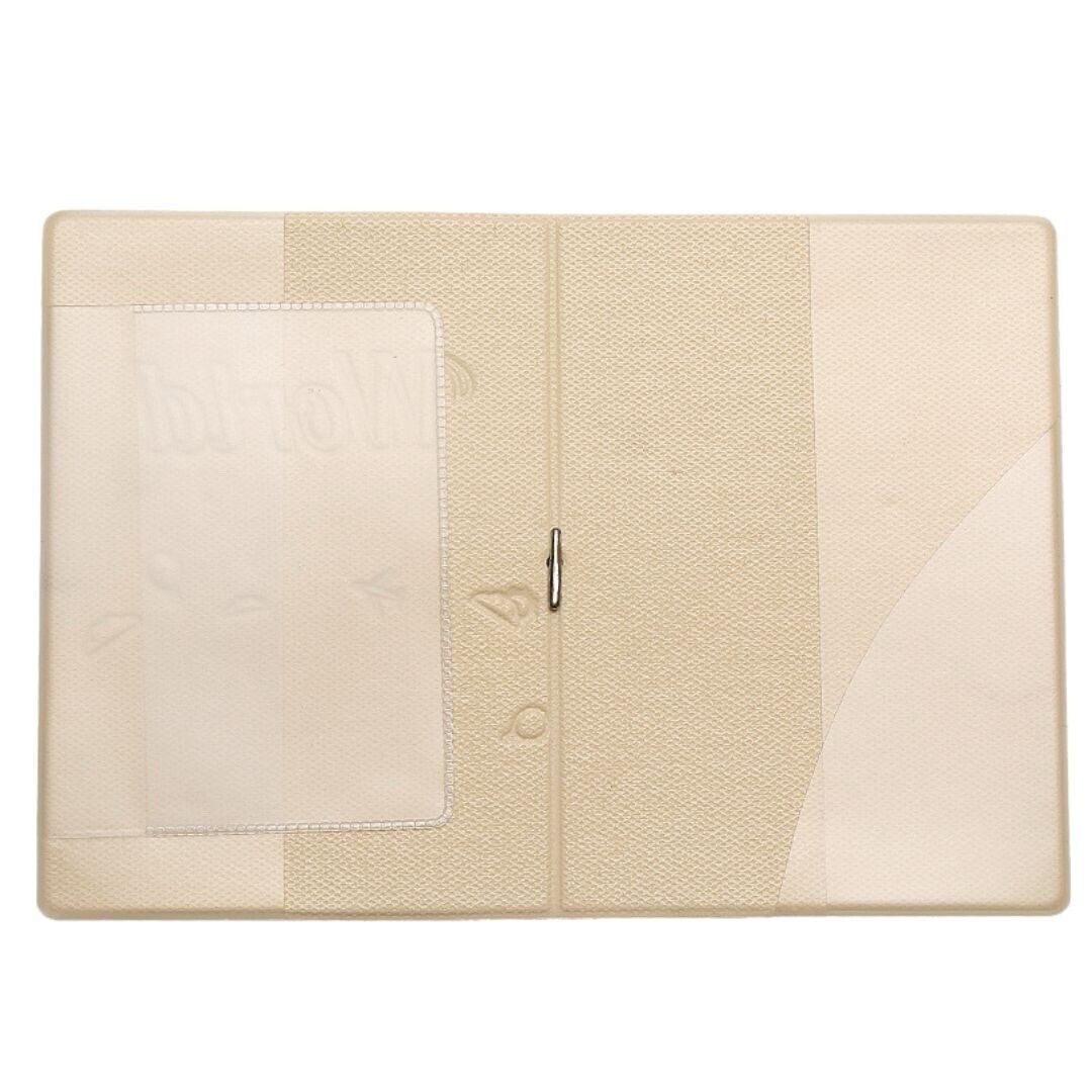 Blue Around The World Faux Leather Passport Cover