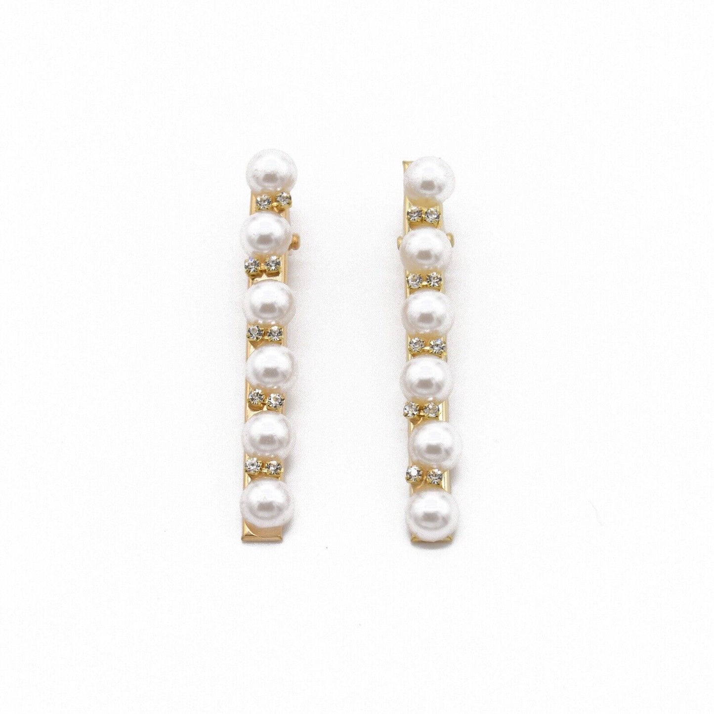 Pearls With Rhinestones Bobby Pin Hair clip Set
